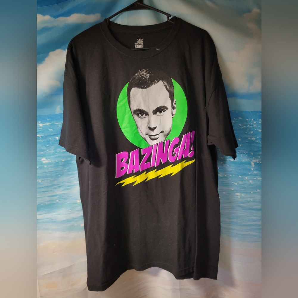 Ripple Junction The Big Bang Theory Bazinga Sheldon Tshirt Size XL Unisex